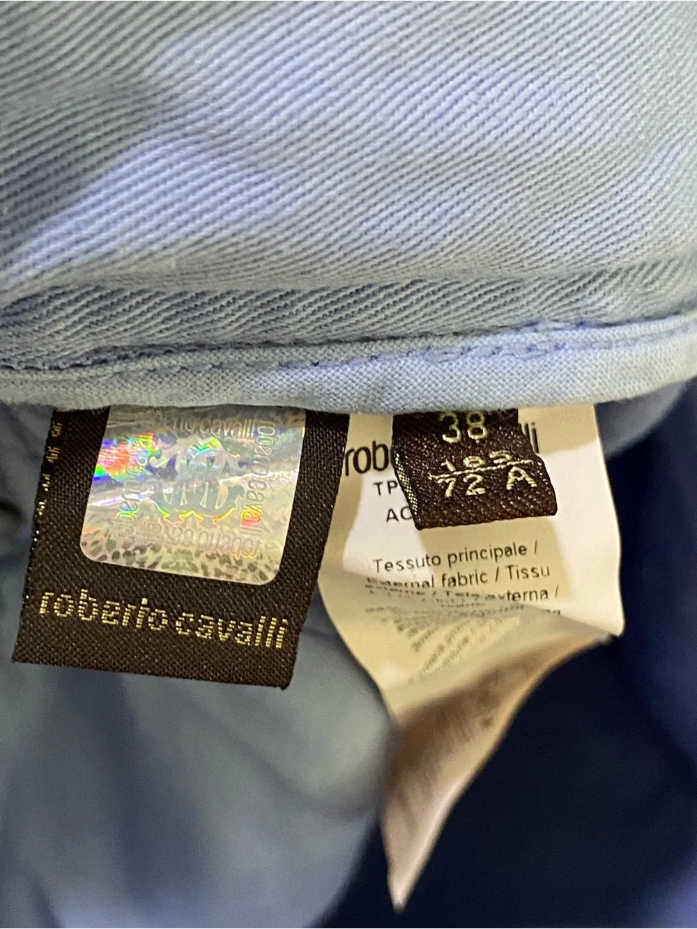 Roberto Cavalli Periwinkle Blue‎ Skinny Jeans - Size US 2 EU 38